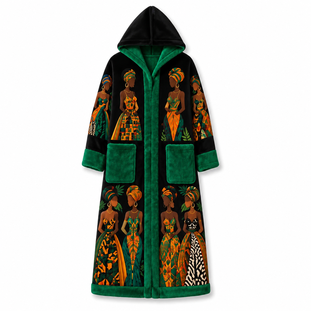 AfriRoots™ Heated Robe